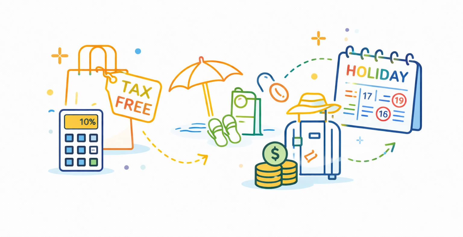 Sales Tax Holidays, Reliefs, and Incentives: How and Where They Apply